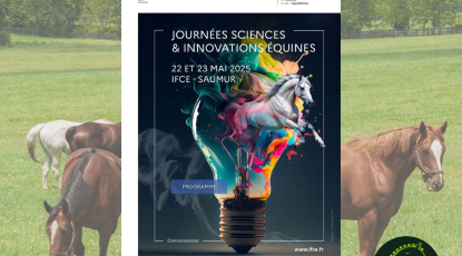 Qualit’Equidés, la démarche qualité pour l’ensemble de la filière équine, sponsorise les Journées Sciences & Innovations Équines (JSIE) organisées par l’IFCE !